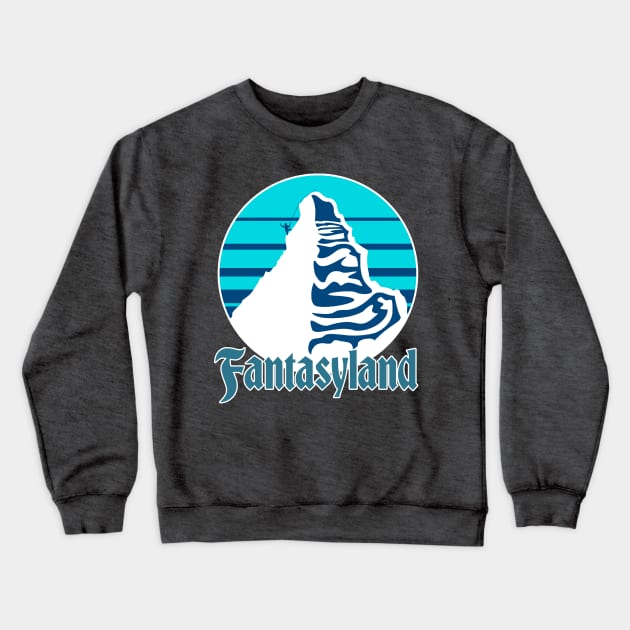 Matterhorn / Fantasyland Vintage 70s Design Crewneck Sweatshirt by kruk